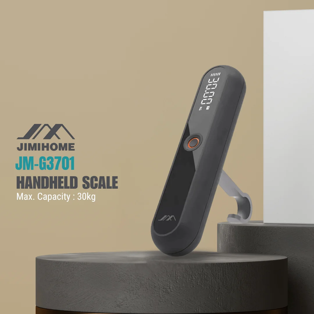 JIMIHOME Handheld Mini-Hängewaage, 0,01–30 kg, tragbare Reisewaage, Gepäckwaage, digitale Messung Image