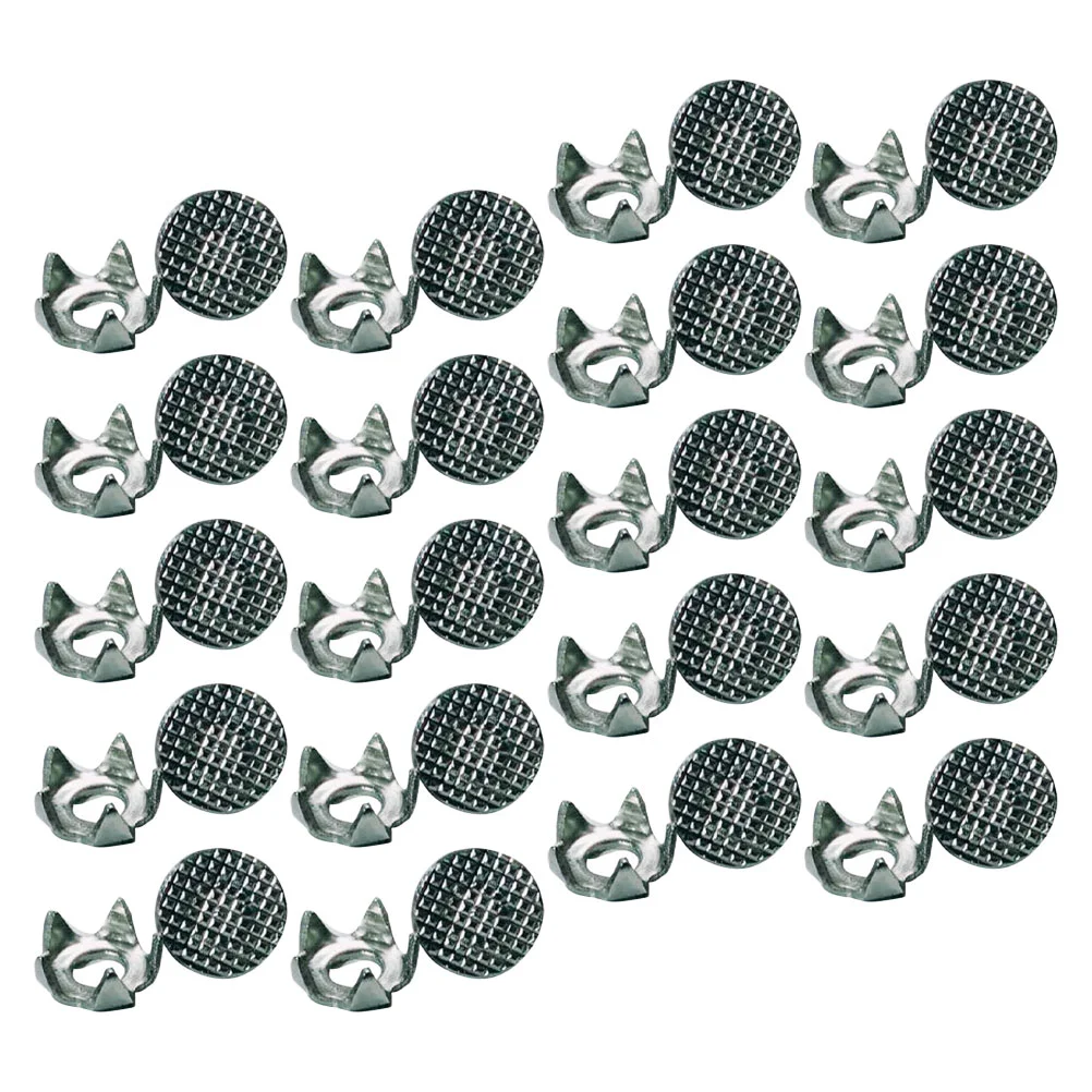 20Pcs Stahl Zähne Anti Slip Schuh Spikes Tragbare Klettern Zubehör Nicht Skid Stollen Eis Greifer Für Jagd Wandern Wandern Image