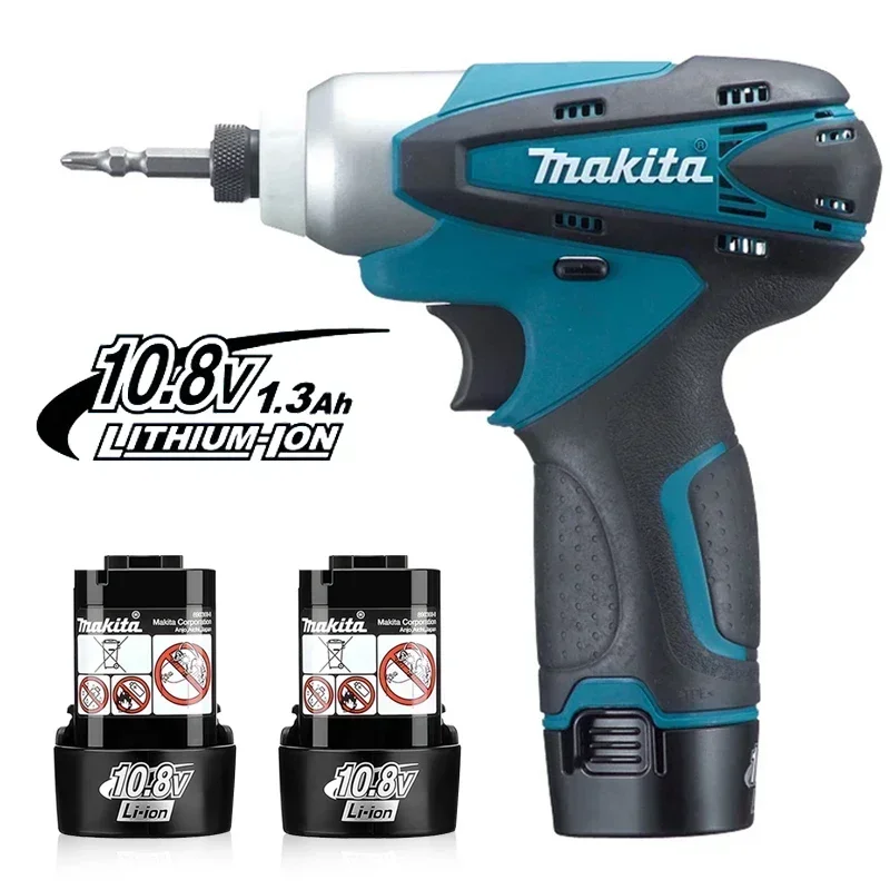 Makita 10,8 V Original Akku BL1013 BL1020 BL1030, DF030D Makita 10,8 V/12 V Ladegerät, Ersatzwerkzeug  10,8 V Makitabatterie Image