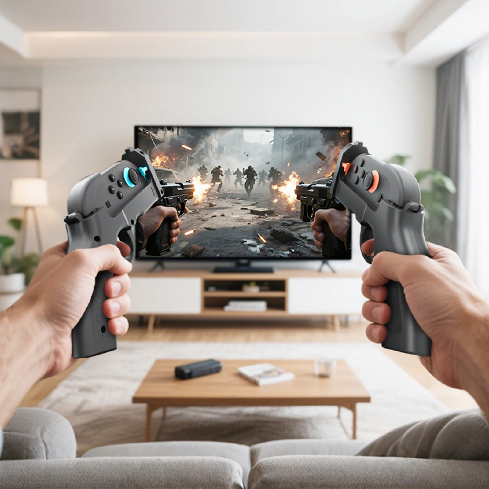 Schießspiel-Pistolen-Griff, Waffenform-Handgriff für Nintendo Switch2 für Joy-Con Controller Image