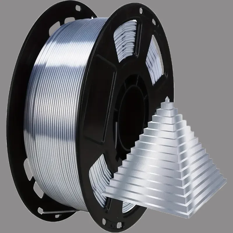 Seidenglänzendes PLA-Filament 1,75mm 3D-Drucker-Filament mit Glänzender Oberfläche, Glänzendes PLA-Seidenfilament 250g Spule 3D-Druck-Filament Image