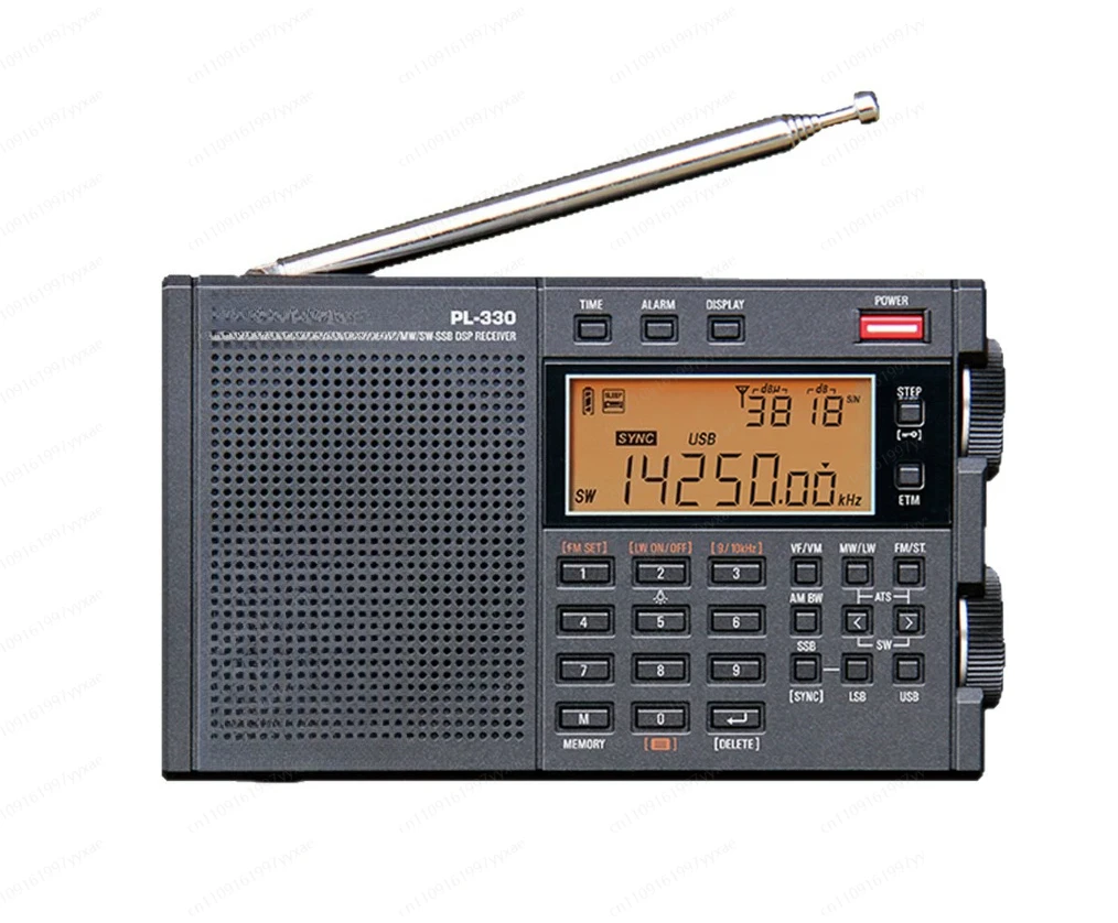 PL-330 Tragbares Weltempfänger-Radio | SSB-Empfang & Programmierbarer Speicher | Hochleistungs-Empfänger Image