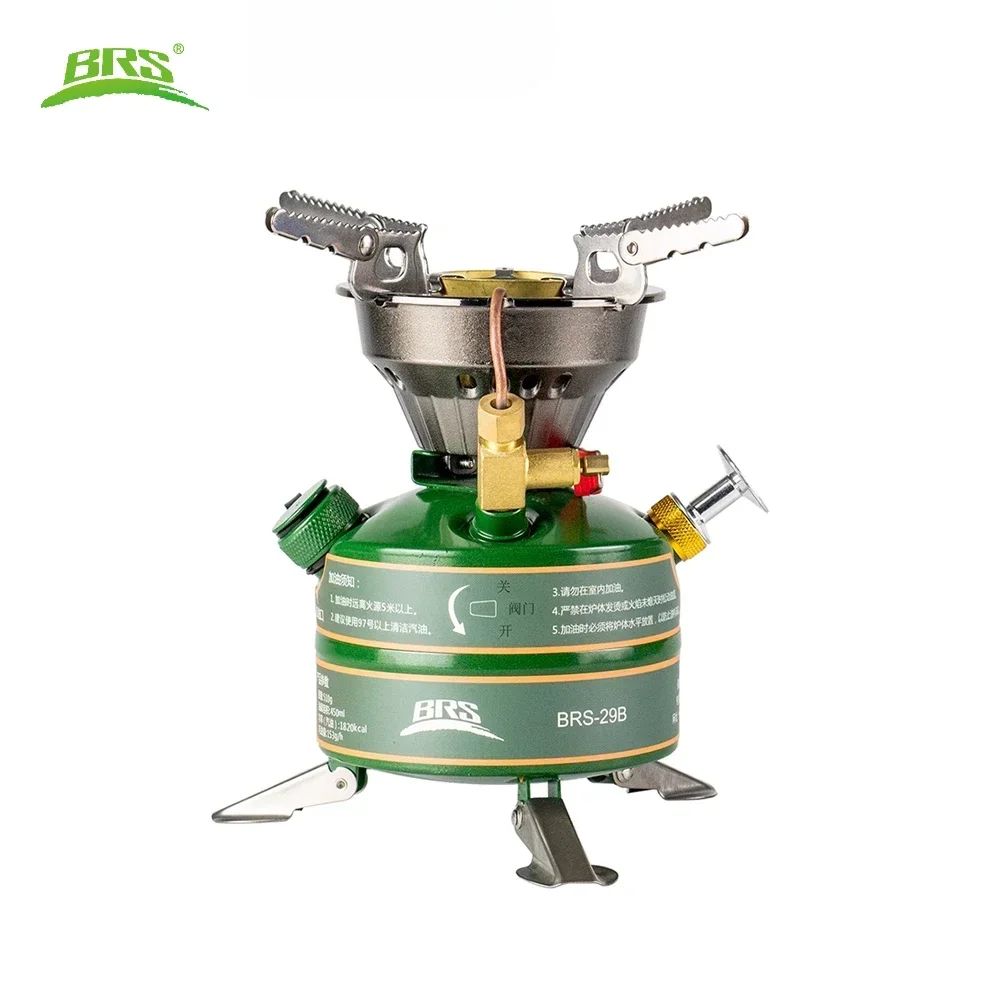 BRS-29B Camping 2120 W Integrierter Ölofen Benzinherd Mini tragbarer Picknickkocher Geeignet für Wildniswandern in großer Höhe Image
