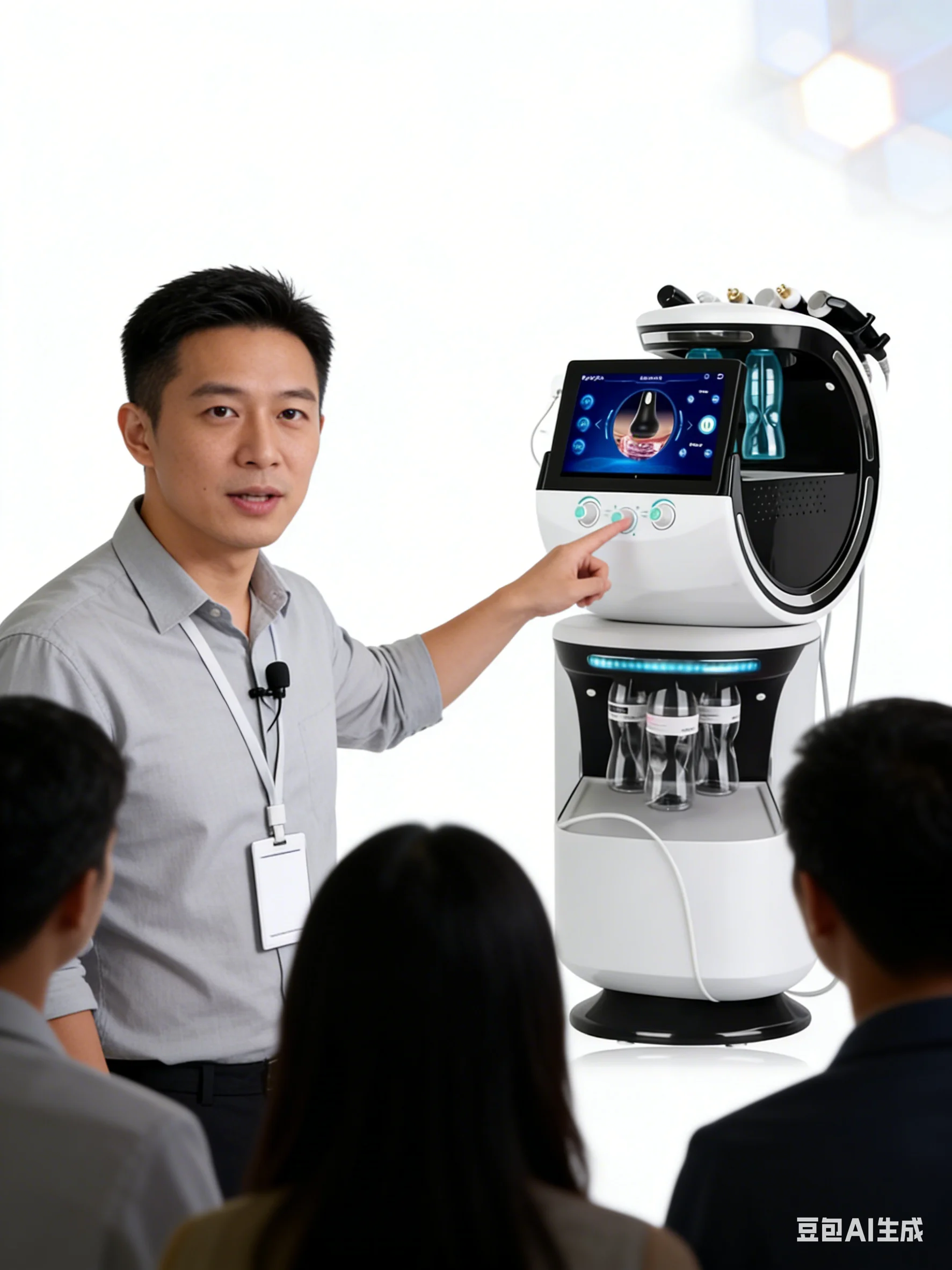 7-in-1 Hydra Skin Hydro Aqua Peel Sauerstoff-Jet Hydro Facial Schönheitsgerät Andere Heimanwendungs-Schönheitsgeräte mit Hautanalyse Image