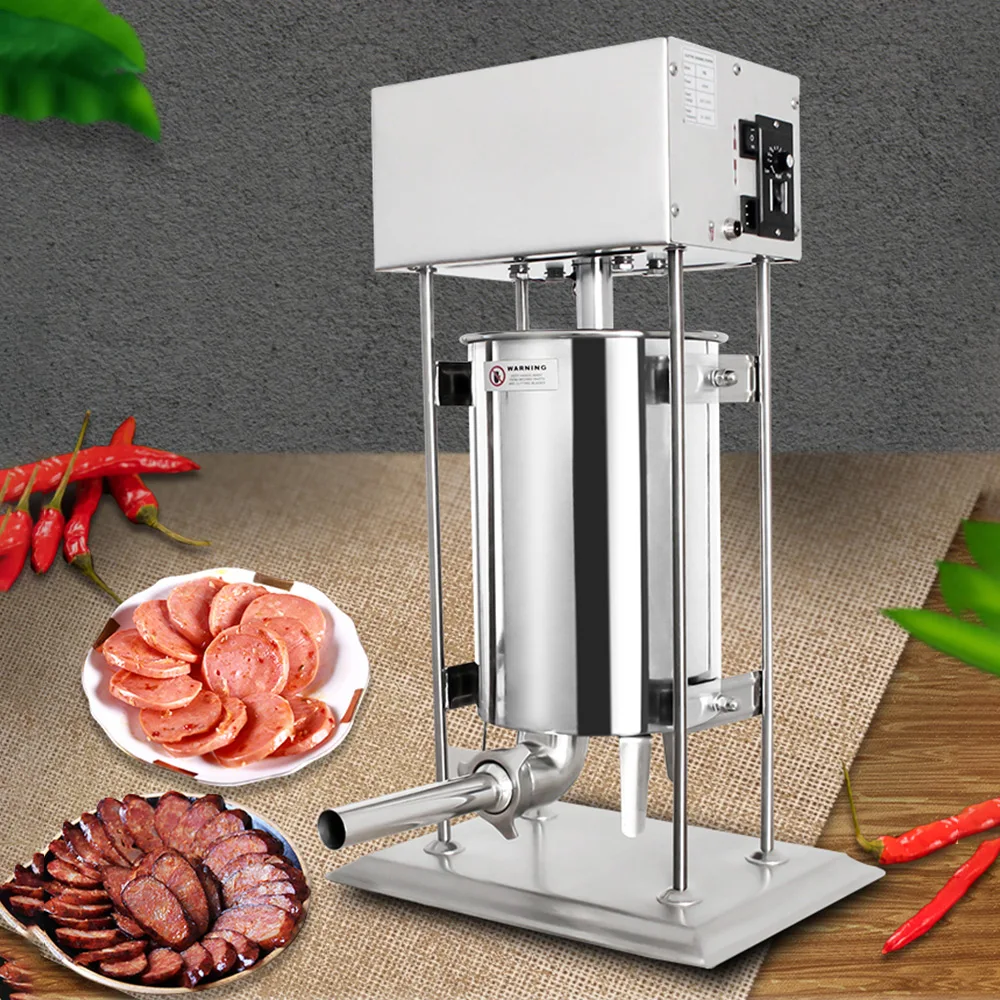 10L Automatische Elektrische Wurst Stuffer Haushalt Wurst Füllmaschine Elektrische Schinken Stuffer Kommerziellen Wurst Füll Gerät Image