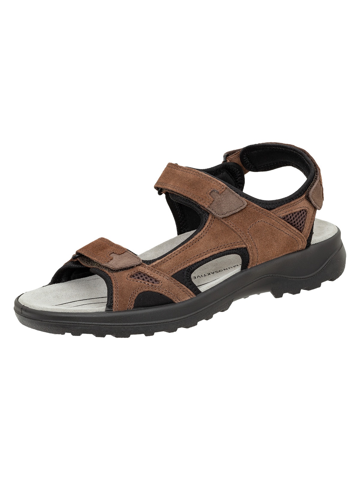 Sandale JOMOS "Freizeitschuhe 508604-845-343 Jomos Sandale", Herren, Gr. 42, braun, Obermaterial: 50% Rindsleder Leather cow. 50% Lammleder LEL., Schuhe Sandale