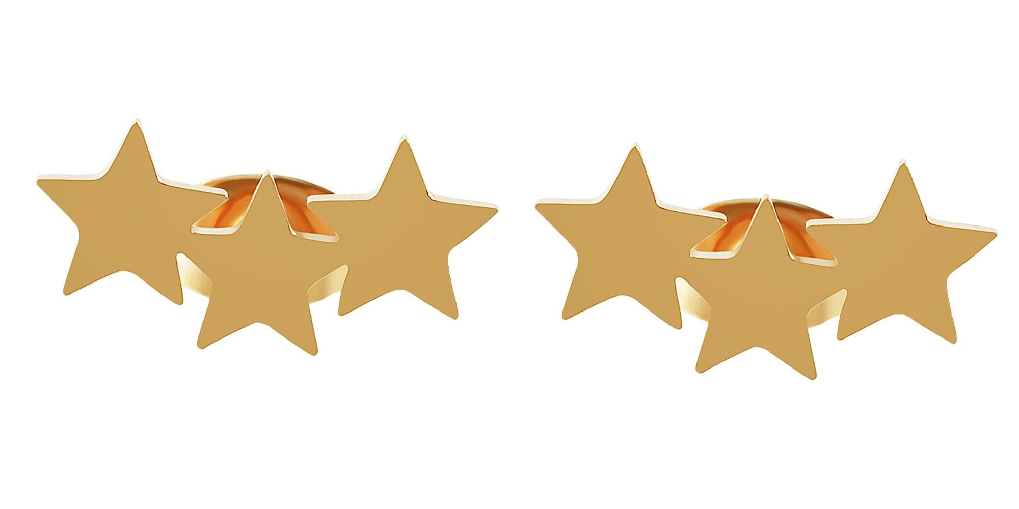 Paar Ohrhänger ADELIA´S "Damen Ohrringe – Ohrstecker aus Edelstahl", Damen, Gr. Damen, Edelstahl, gold, Ohrringe, Ein kleines Geschenk mit großer Wirkung Image