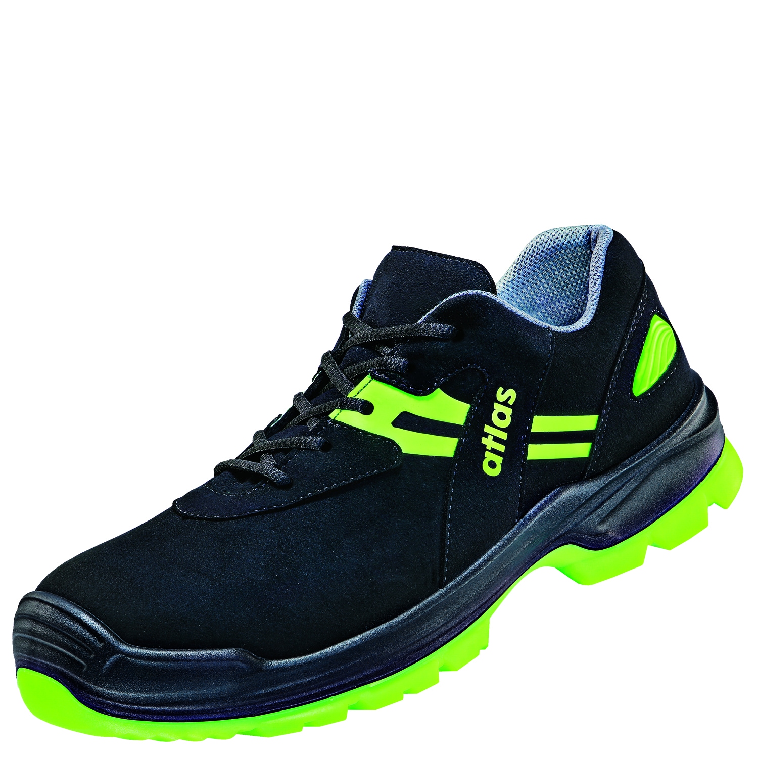 Sicherheitsschuh ATLAS SCHUHE "Sicherheitsschuhe 91600 Atlas Flash 5265 XP ESD" Gr. 42, schwarz (schwarz, gelb), 42, Schuhe