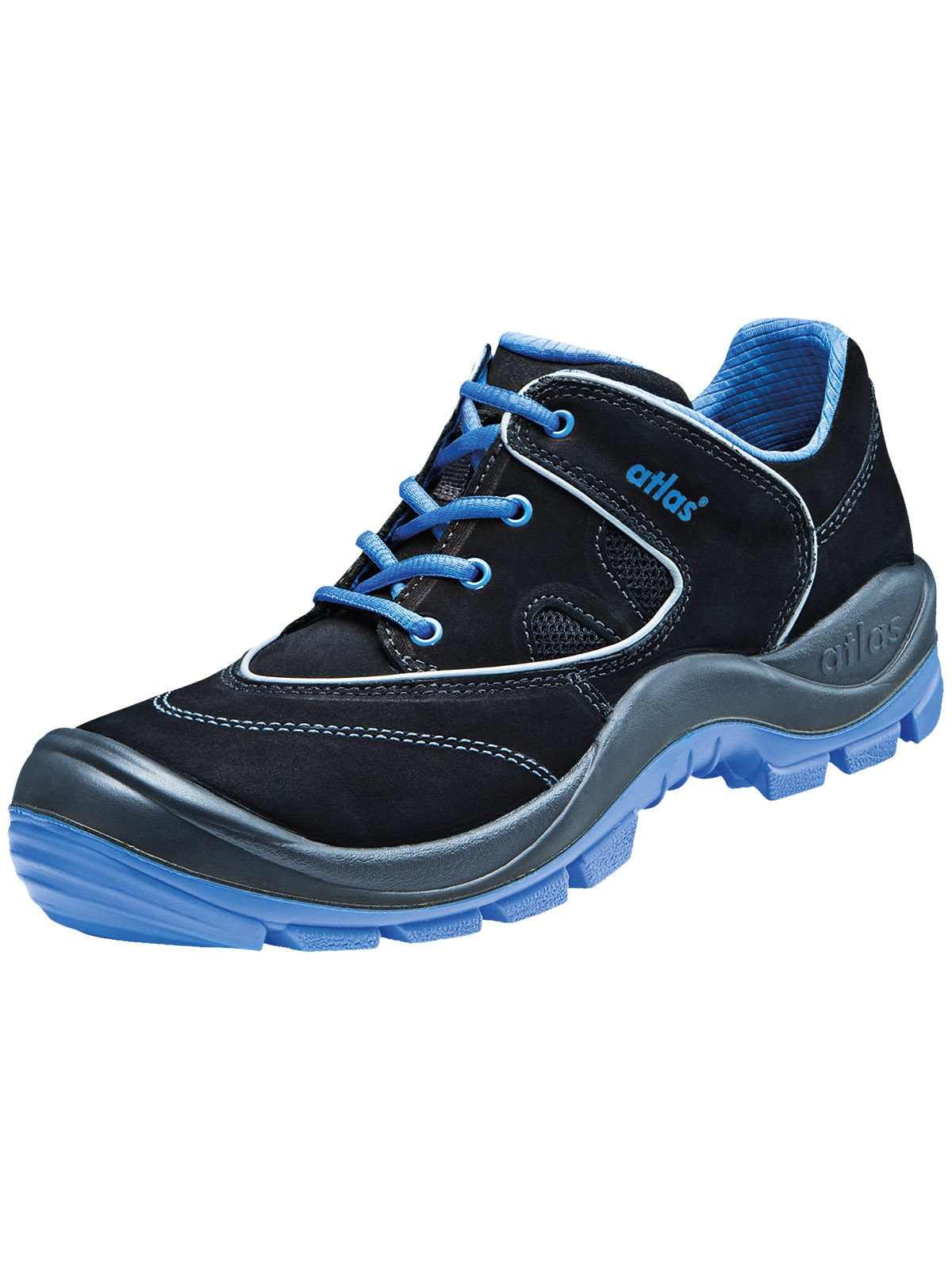 Sicherheitsschuh ATLAS SCHUHE "Sicherheitsschuhe SL 245 XP blue ESD" Gr. 44, schwarz (schwarz, blau), 44, Schuhe