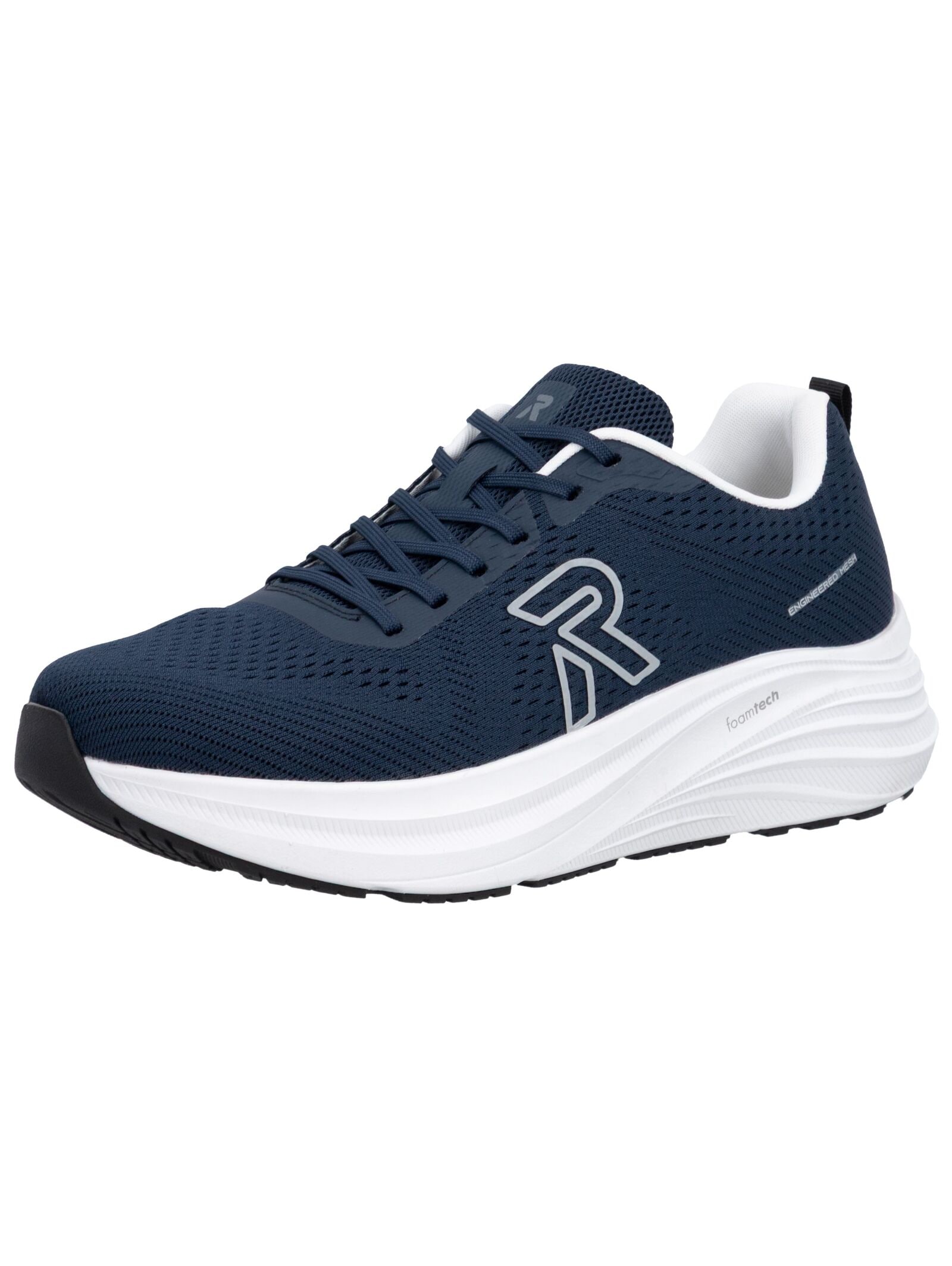 Sneaker RIEKER "Rieker Sneaker Textil", Herren, Gr. 43, blau, Textil, Schuhe Sneaker