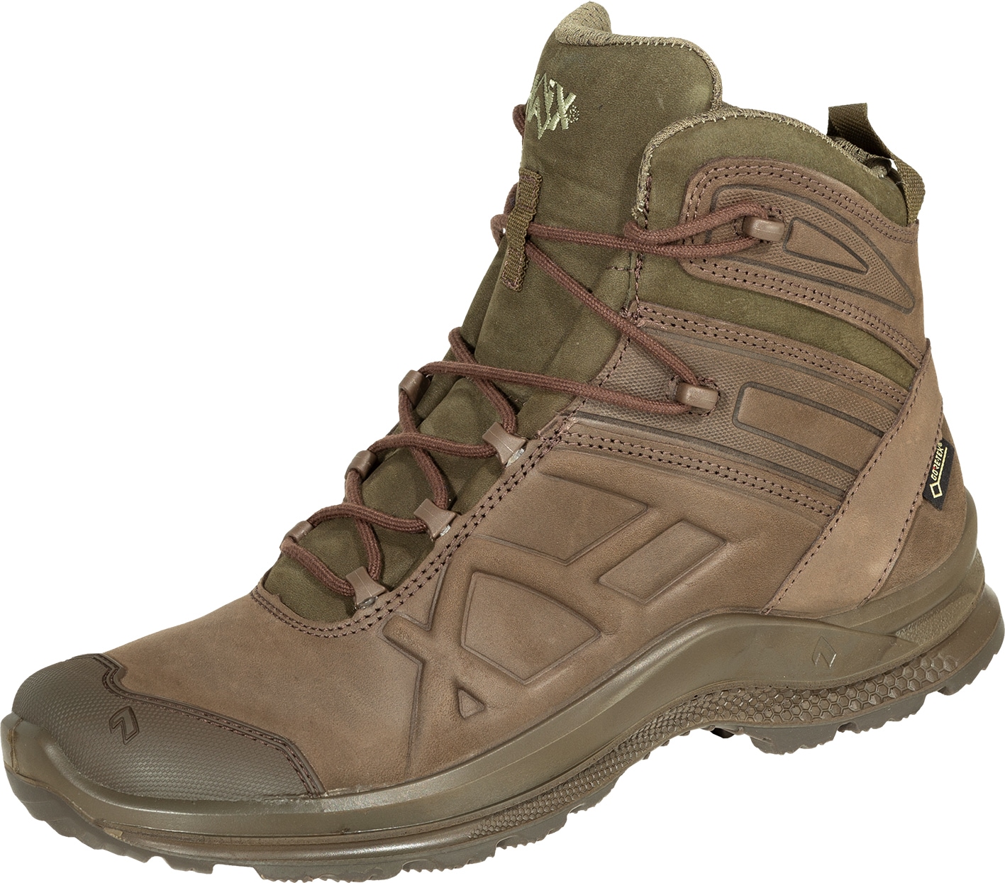 Wanderschuh HAIX "Wanderschuhe Black Eagle Nature GTX", Damen, Gr. 7.5, grün (olive), Schuhe Wanderschuh