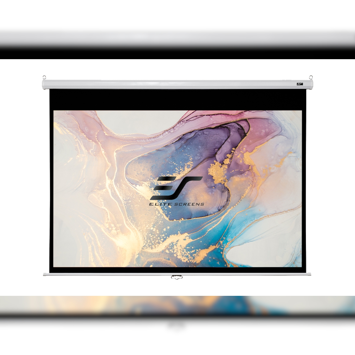 ELITE SCREENS Beamer Leinwand ,/MANUELLE ROLLOLEINWAND/109/geeignet für: Normale Projektoren Image