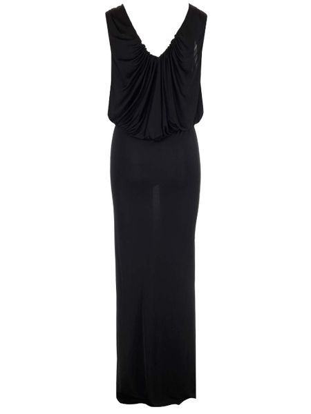 Schwarzes Jersey Langkleid EU 36 / UK 8