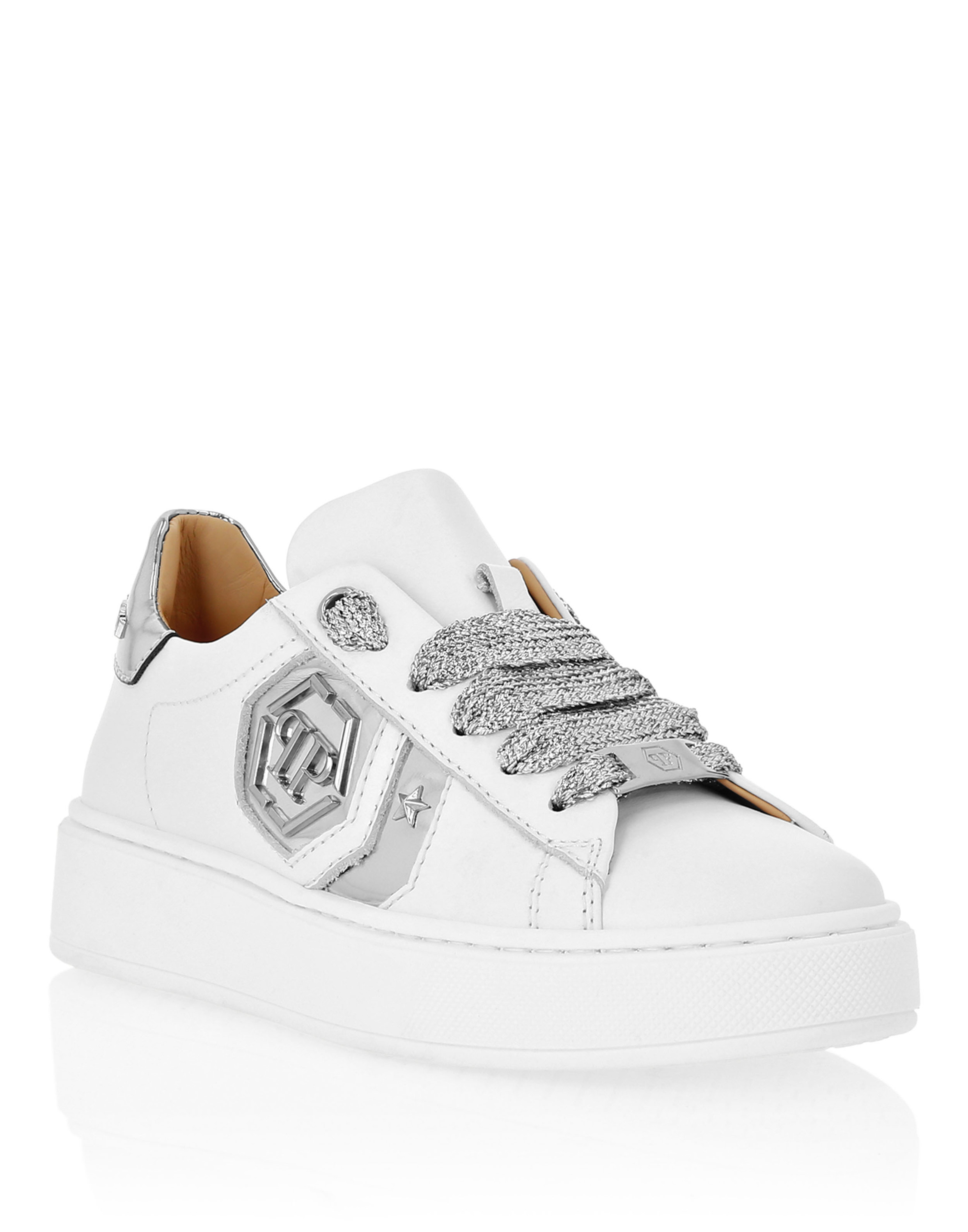Leather Lo-Top Sneakers Hexagon 30,5 EU/IT