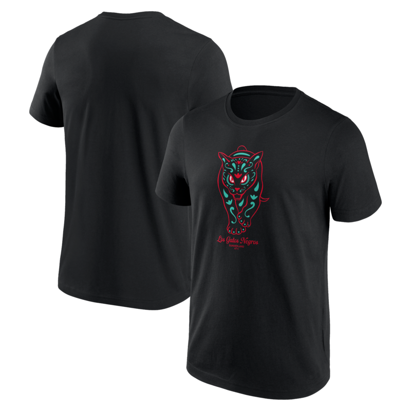 "Sunderland Los Gatos Negros Grafik-T-Shirt – Schwarz – Herren" Image