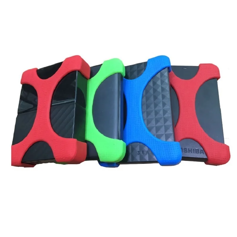 2 TB 3 TB 4 TB 5 TB Festplatten-Schutzhülle aus Silikonkautschuk für 2,5 Zoll Seagate WD Passport Toshiba HDD Image