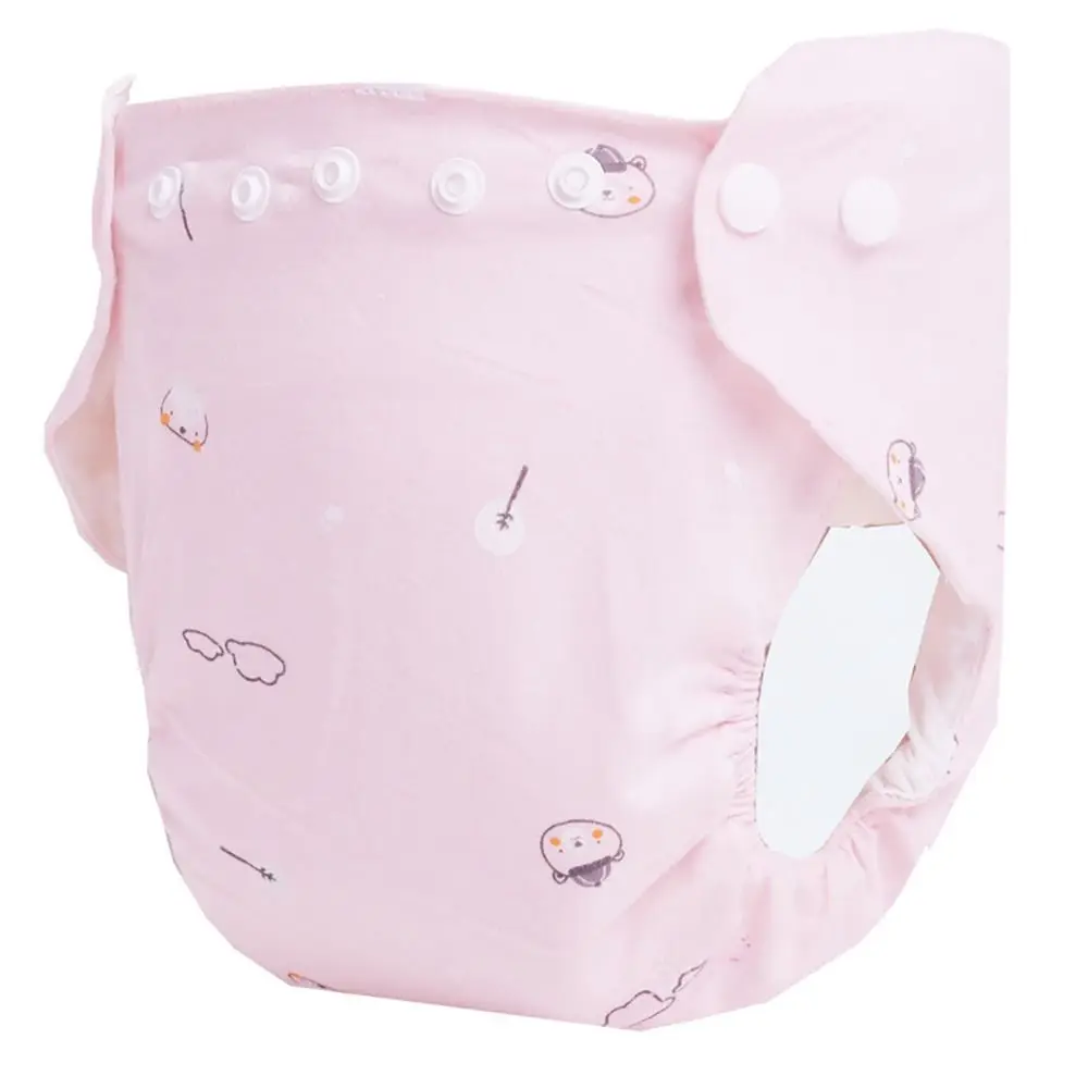 Wasserdichte S M L Baby-Waschbare Windel 0-18 Monate mit Schnallen Wiederverwendbare Windel Auslaufsicher 3-14kg Stoffwindeln für Neugeborene und Kinder Image