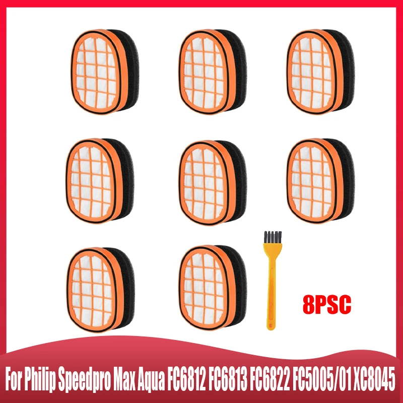 Für Philip Speedpro Max Aqua FC6812 FC6813 FC6822 FC5005/01 XC8045 Staubsauger Hepa-Filter Ersatzteile Image
