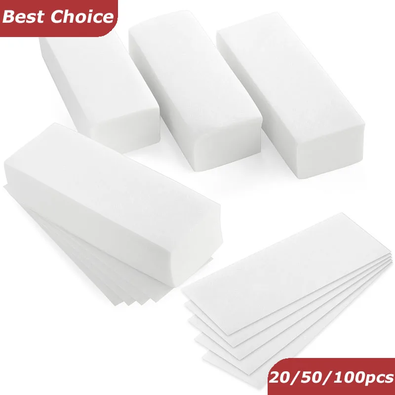 20/50/100 stücke Wachs streifen Vlies Haaren tfernung Wachspapier Körper Bein Arm Haaren tfernung Epilierer Wachs streifen Papierrolle hohe Qualität Image