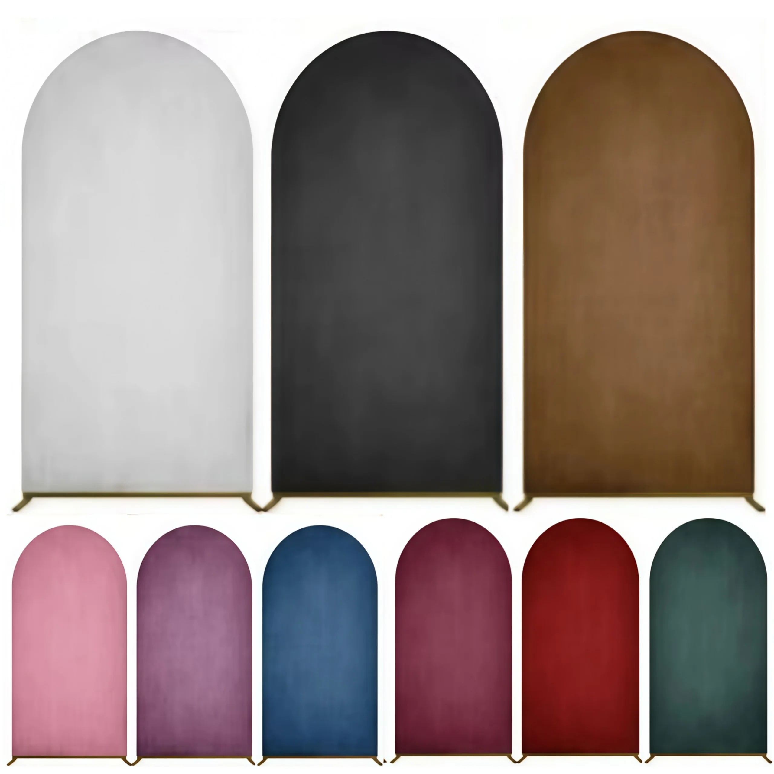 Abstrakte Farbverlauf-Bogen-Hintergründe Einfarbige Hochzeits- und Geburtstagsdekorationen Mutterschafts-Porträt Baby-Shower-Party-Hintergrund Image