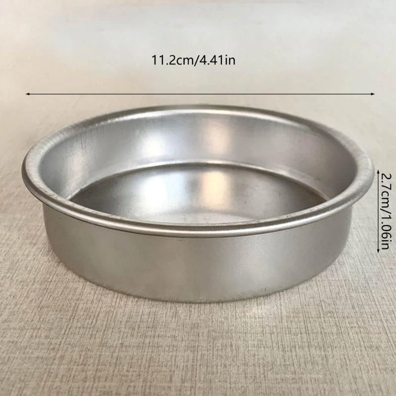 10 pcs Non Cupcakes Cups Aluminium Eiertart Formen Metall Darioles Formen Image