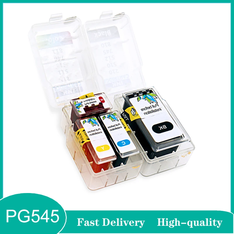 Vilaxh PG-545 CL-546 Smart Cartridge Nachfüllset für Canon PIXMA MG2120 MG3122 MG3220 MG3222 PG545TS5120 MG2220 MG3120 Image