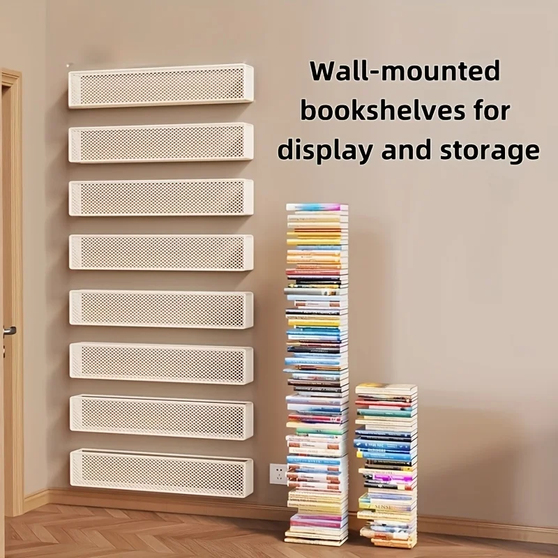 1–3 Stück modernes Wandregal-Set, ultradünn, 45 cm, Wandregal, Bücherregal, CD-Display, Heimdekoration, schwebende Regale
