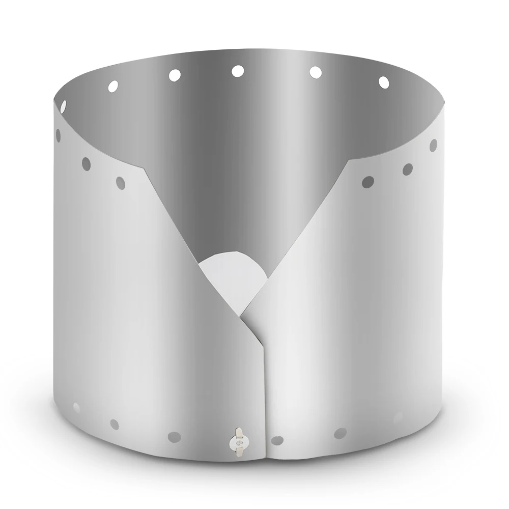 Gasherd Titan Windschutz Bildschirm Outdoor Camping Öfen Windschutzscheibe faltbare Herd Gasherd Windschutz Bildschirme 15/19 cm Image