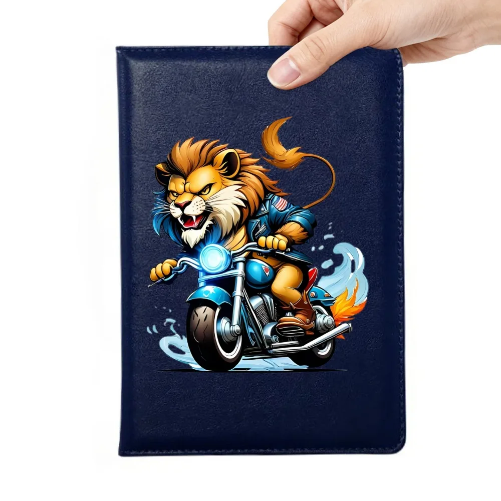 Lion King Vintage Leder-Notizbuch mit Lesezeichen, Nachfüllbares Schreibheft für Reisende, Geschäftsleute, Geschenk, Kreatives Tagebuch Image