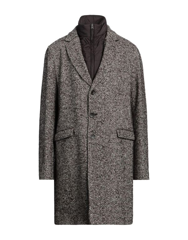 Coat Recycled Wool, Acrylic, Polyamide, Polyester, Alpaca Wool - Gray - Herno Coats