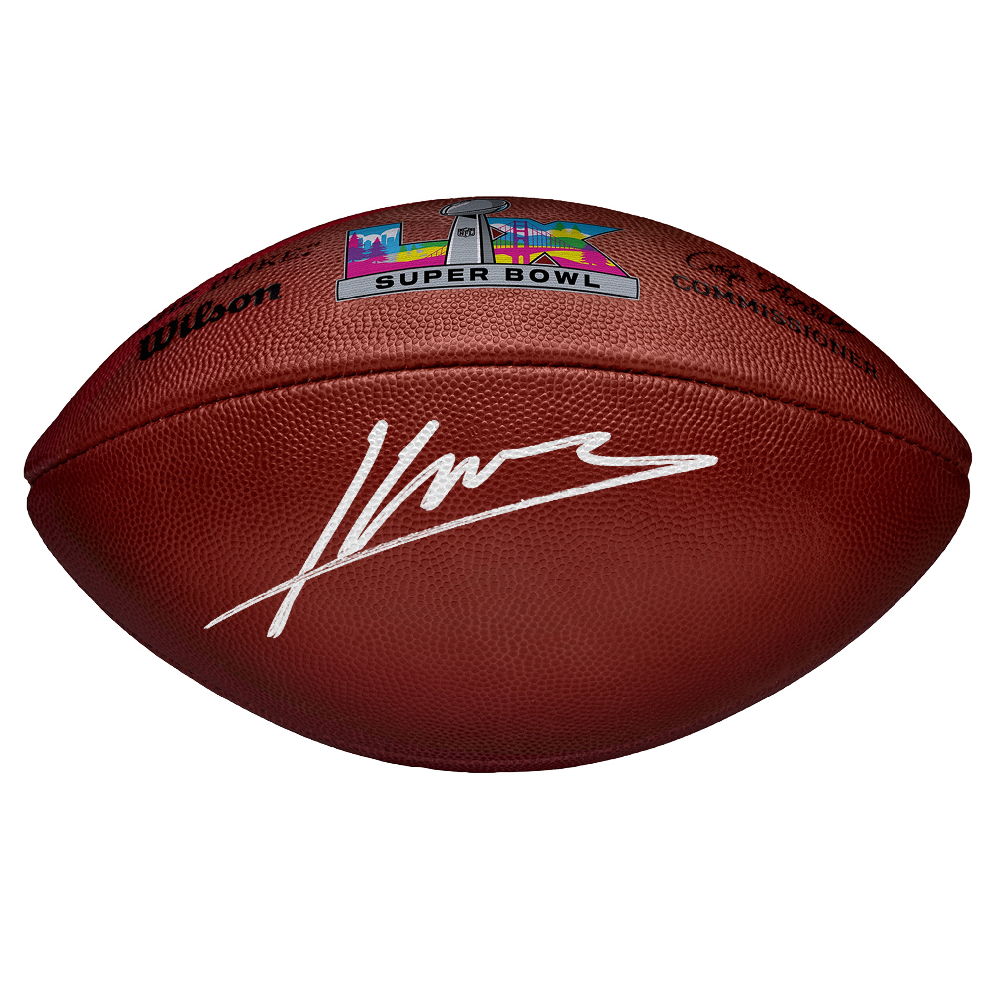 "Kenneth Walker III Seattle Seahawks signierter Super Bowl LX Wilson Duke Football" Image
