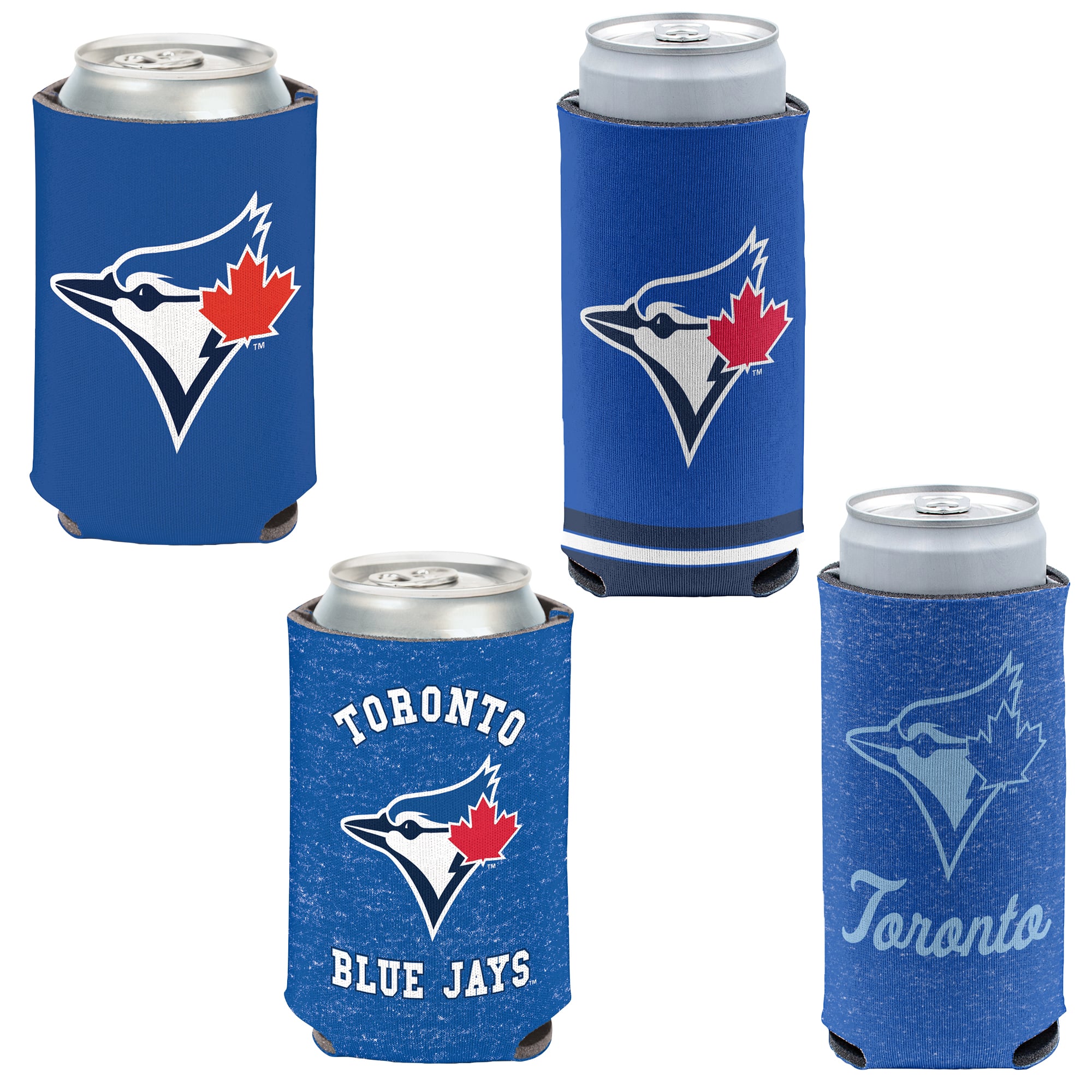 WinCraft Toronto Blue Jays Slim & 12oz. Dosenkühler 4er-Pack