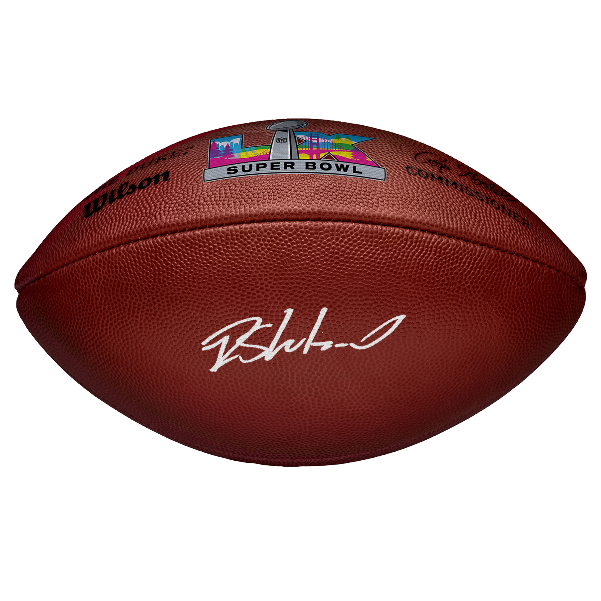 "Rashid Shaheed Seattle Seahawks signierter Super Bowl LX Wilson Duke Football" Image