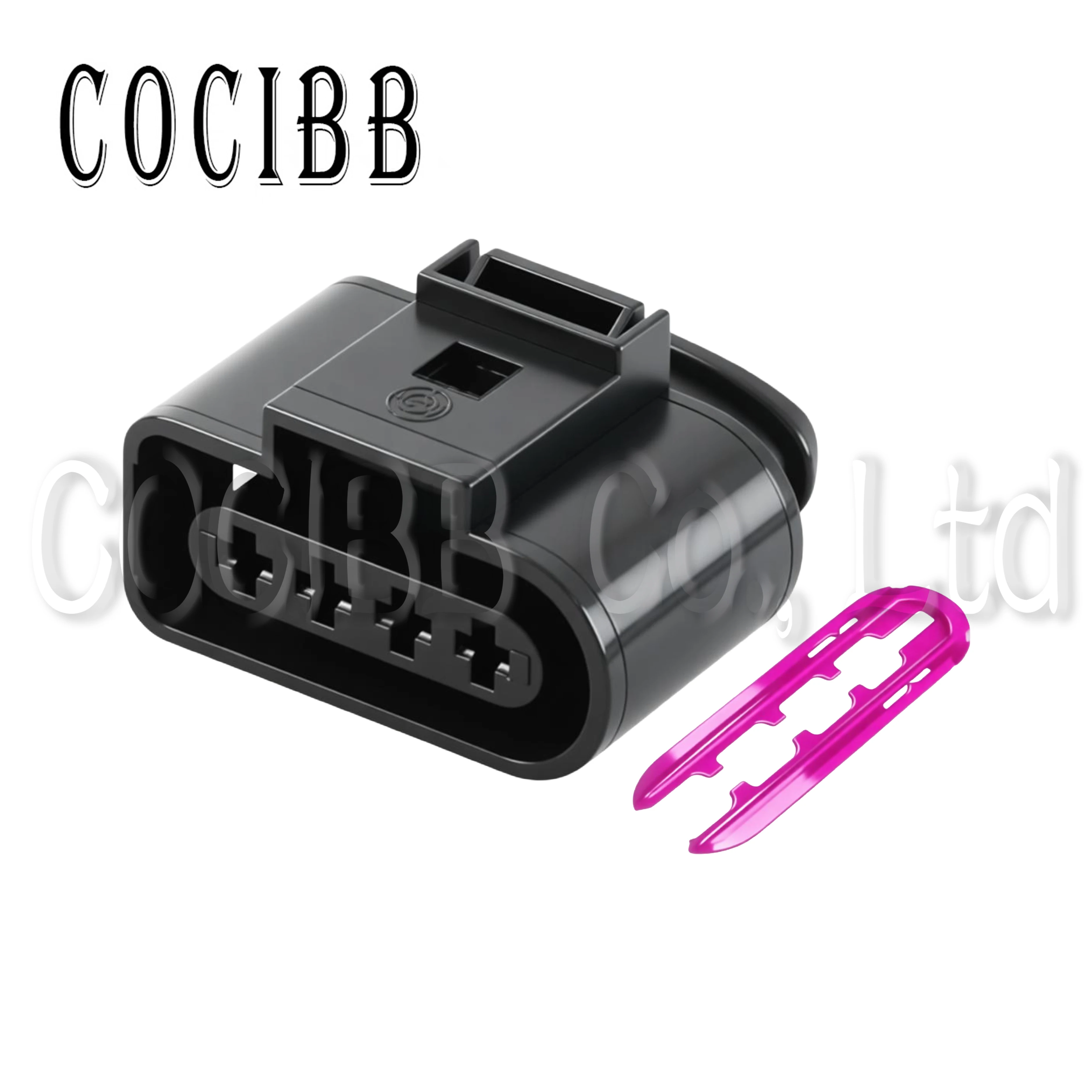 1 Satz 4-poliger 3,5-mm-VAG-Automobilstecker 4B0973724 Spulenverlängerungsadapter Elektrischer Kabelstecker 1J0973724 für AUDI VW Skoda Image