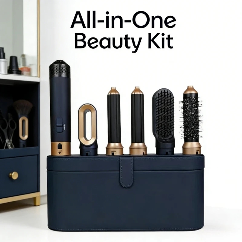 Neuer Haartrockner Multi Hair Styler 5-in-1 Lockenstab Haarglätter mit Haarbürste Haartrockner für Haartrockner Hair Multi Styler Image