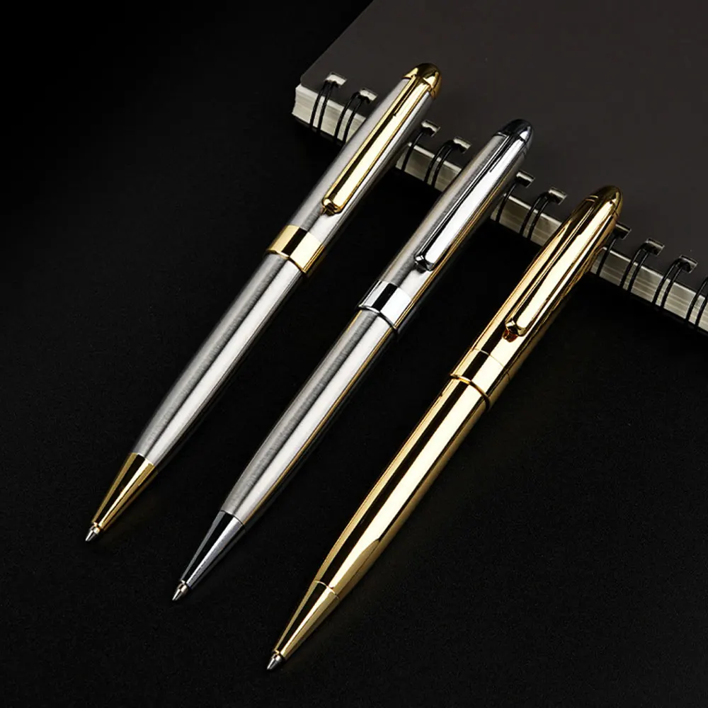 Kugelschreiber mit Gehäuse, einziehbarer Kugelschreiber, glattes Schreiben, Tintenroller, eleganter Unterschriftenstift, Geschenkstifte für Männer und Frauen Image