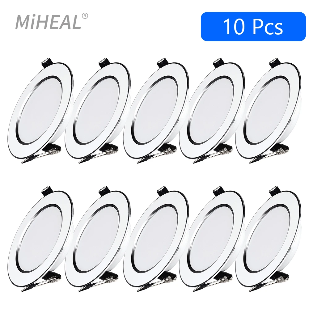 LED Downlight 5W 9W 12W 15W LED Deckenleuchten Runde Einbauleuchte Dimmbar Wasserdicht LED Strahler für Badezimmer Küche