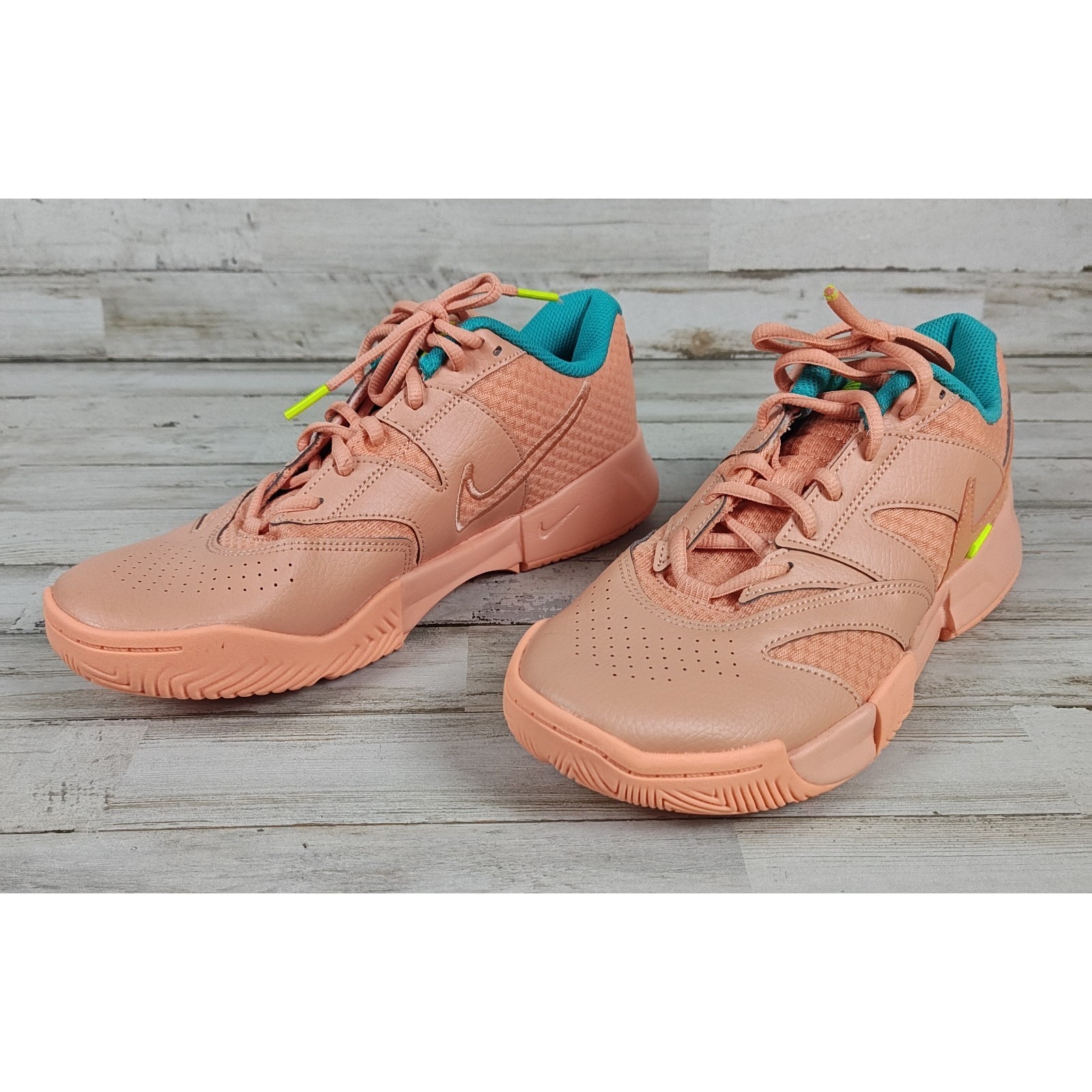 Nike Shoes | Women's Nike Court Lite 4 Hard Court Tennis Shoes Apricot Agate Sz 9.5 | Color: Orange | Size: 9.5