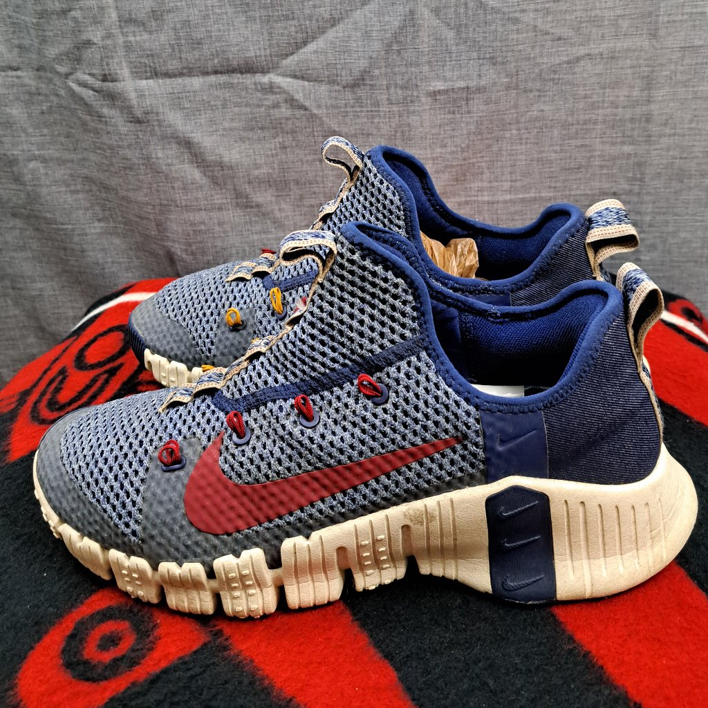 Nike Shoes | %Size 11.5 - Nike Mens Free Metcon 3 Amp “Usa” Blue Red White Shoes A8 | Color: Blue/Red | Size: 11.5