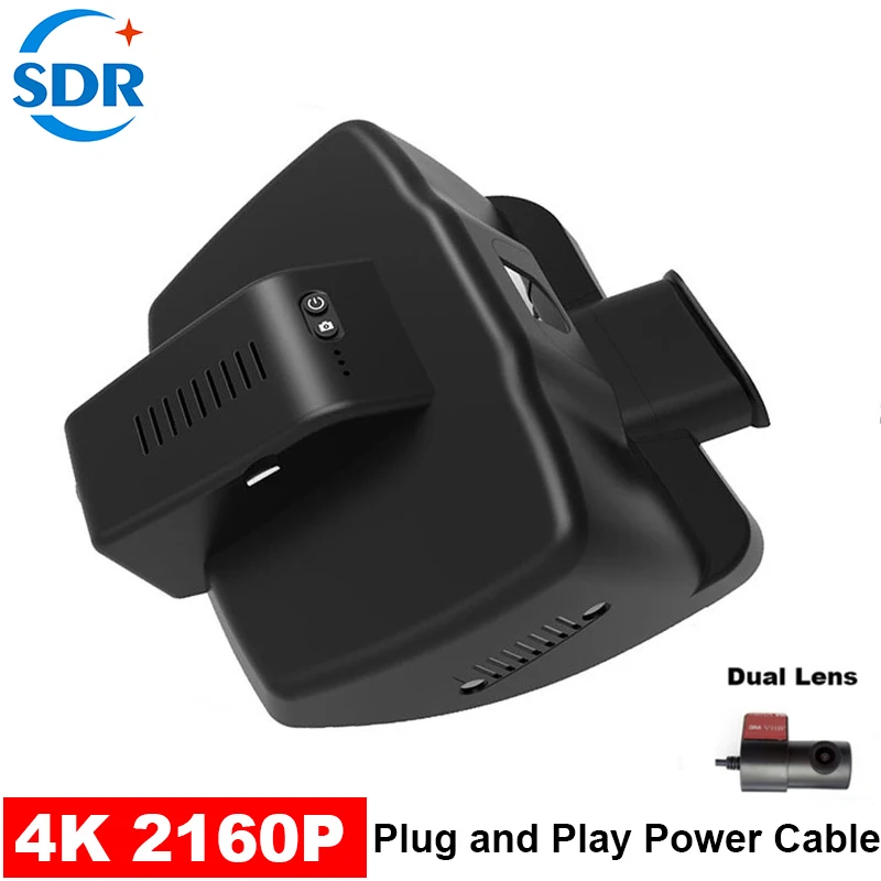 4K HD 2160P Plug-and-Play Auto DVR Videorekorder WiFi Dashcam Kamera für Jeep Renegade Dodge Chrysler 2014 2015 2016 2017 2018 Image