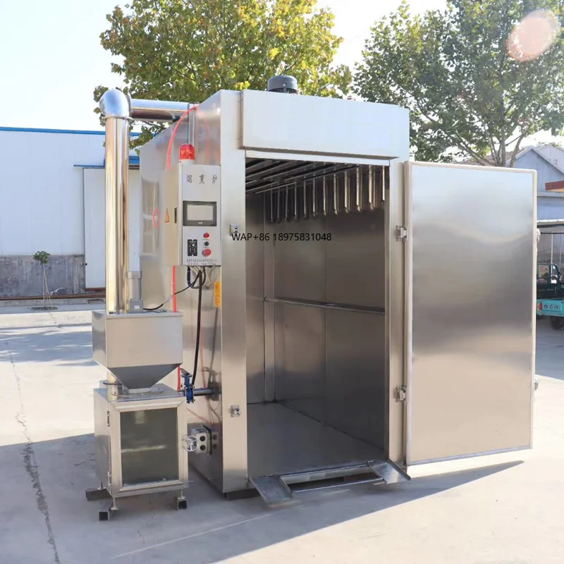 Fabrikpreis Neues Design Räucherofen mit Hoher Tragfähigkeit BBQ-Räucherofen Industrielle Fischräuchermaschine Image
