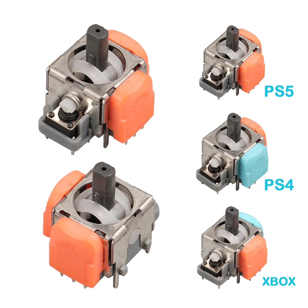 2 Stück 2. Generation TMR Elektromagnetischer Joystick DS13 MAX 3D Analogstick für PS5, PS4, Xbox Gamepad-Controller