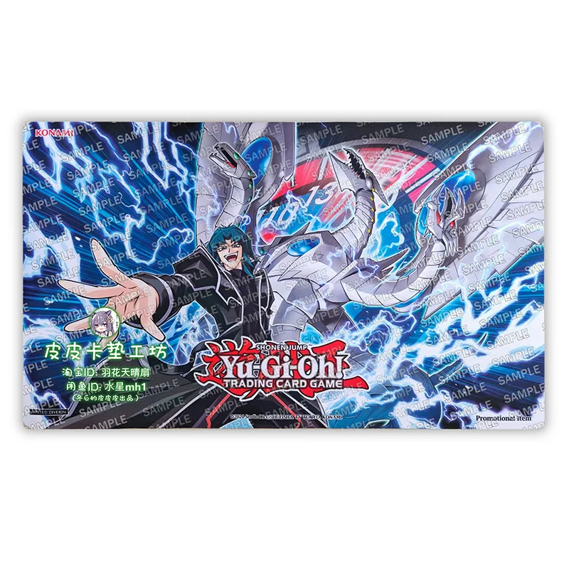 Yu-Gi-OH! QCCP Zane Truesdale Cyber End Dragon Anime Spiel Kampfkarte Gummikartenpad Mauspad Tastaturpad 600*350*2mm Image