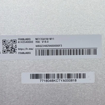 NE135A1M-NY1 13,5 Zoll Laptop LCD LED-Bildschirm Panel Matrix No-Touch Image