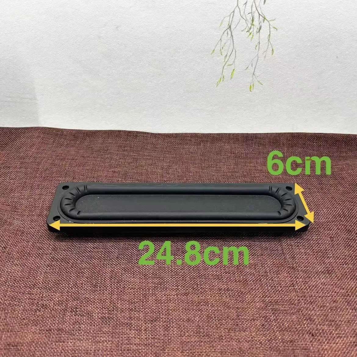 1 Stück für Devialet Racetrack-förmiger Membrankühler mit verstärktem Rahmen für High-Dynamic-Handling-Audio 248 mm * 60 mm Image