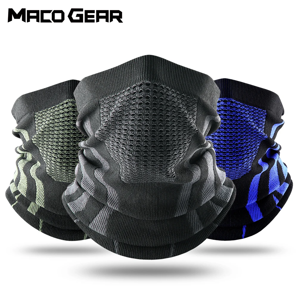 Motorrad Bandana Winter Halswärmer Gamasche Winddicht Gesichtsbedeckung Radfahren Kältebeständig Ski Schal Sport Outdoor Bike Wiederverwendbare Maske Image