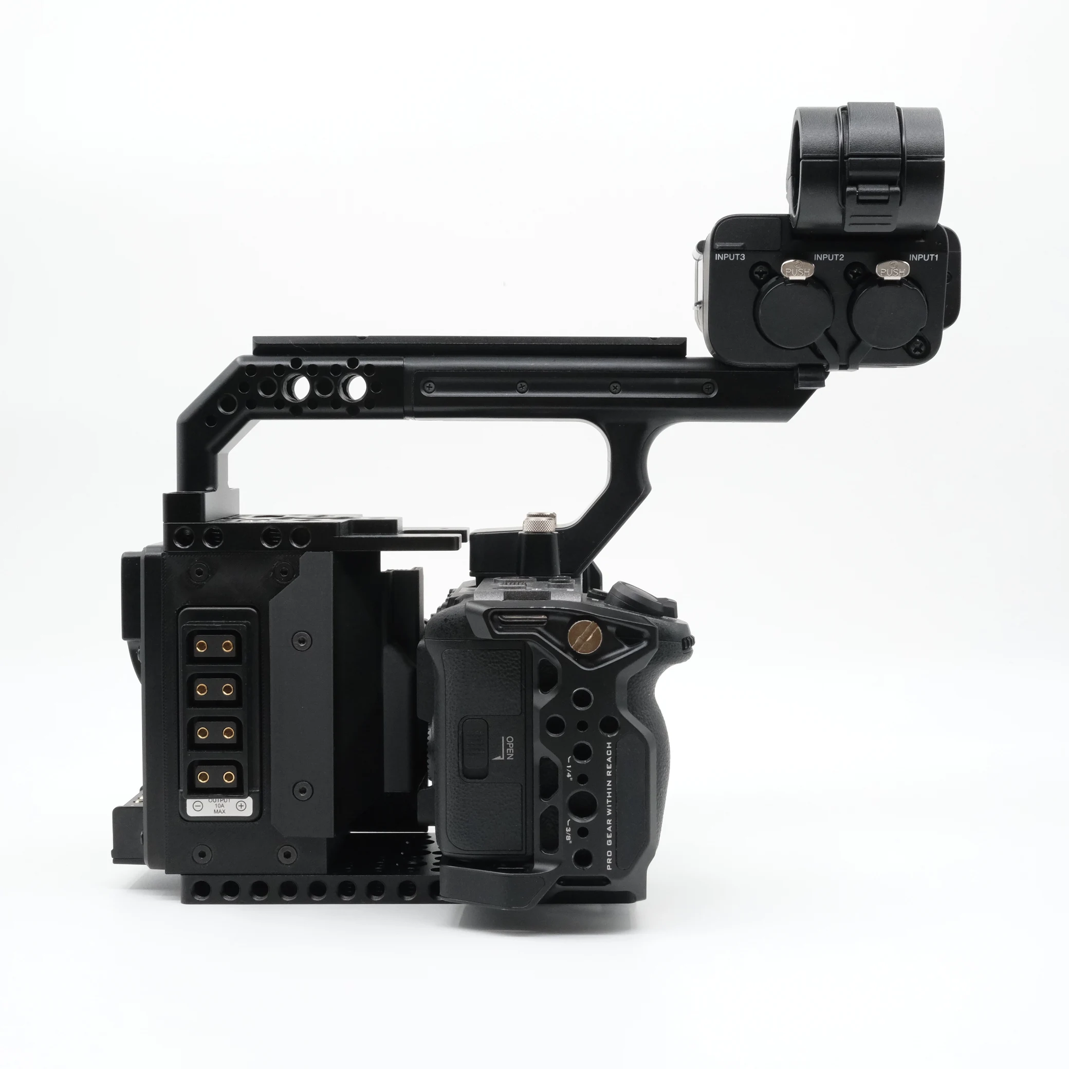 FusionRig XLR-Griff-Erweiterungsset für Sony FX3 FX30 A7M4 A7S3 Image