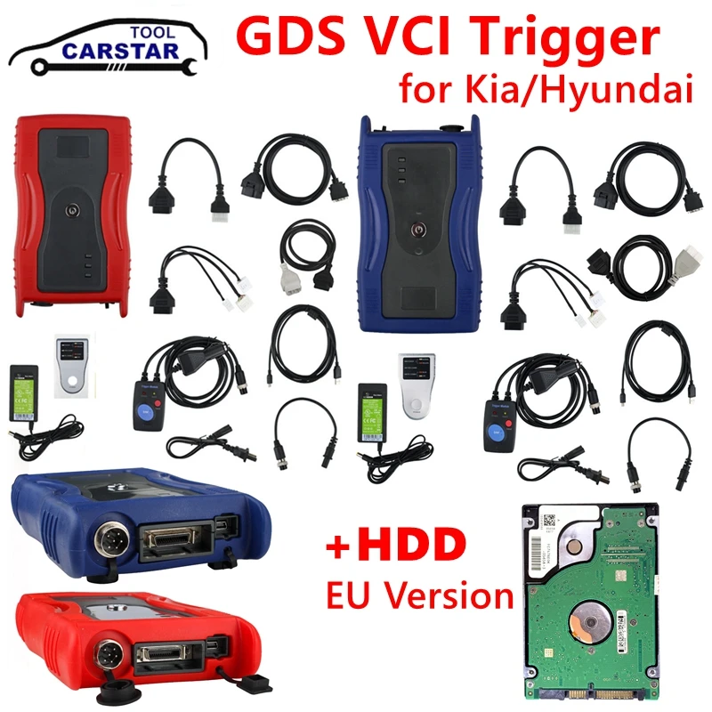 GDS VCI OBD2 Diagnose Programming Interface Firmware Trigger Modul FlightRecord Funktion für Hyundai für Kia OBD2 Scanner Tool Image
