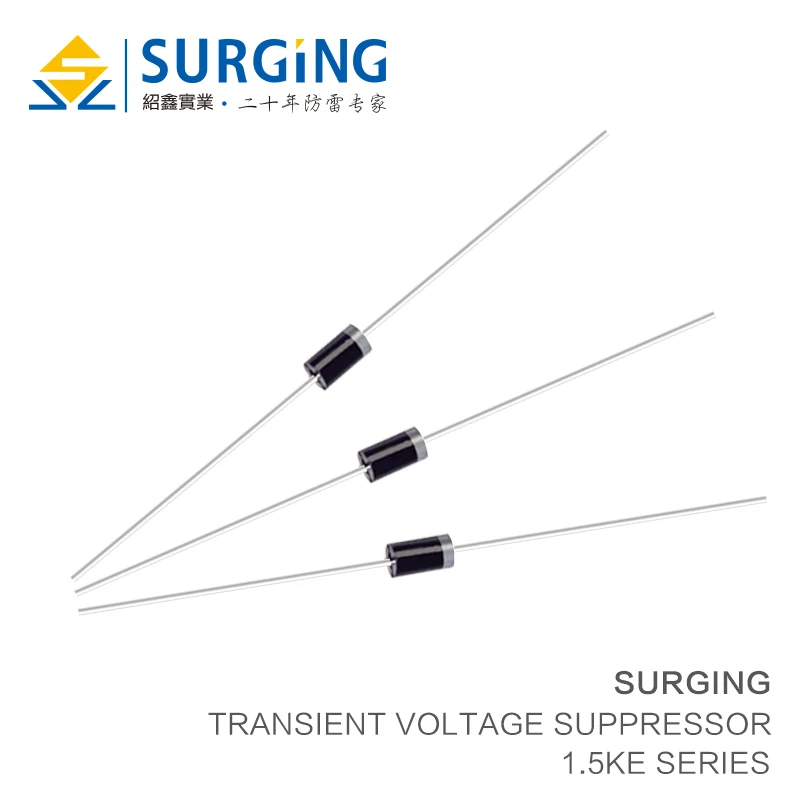 10 Teile/los DIP TVS Diode 1,5 KE47CA 1,5 KE51CA 1,5 KE56CA 1,5 KE62CA 1,5 KE68CA 1,5 KE75CA 1,5 KE82CA 1,5 KE91CA 1,5 KE100CA 1,5 KE110CA Image