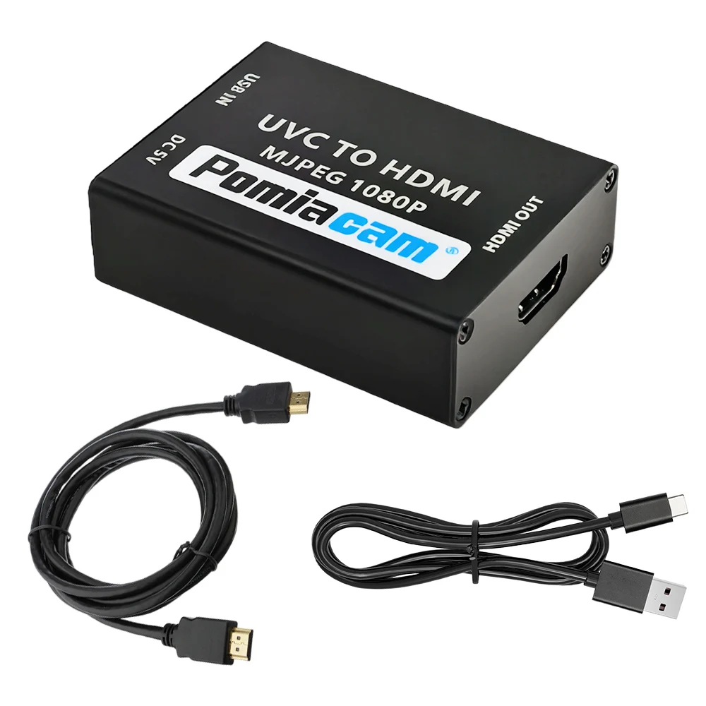 U2H USB-zu-HDMI-Adapter für DJI Osmo Pocket 3 – 1080P bei 60 Hz MJPEG, Plug & Play UVC auf HDMI für Live-Streaming und Unterricht Image